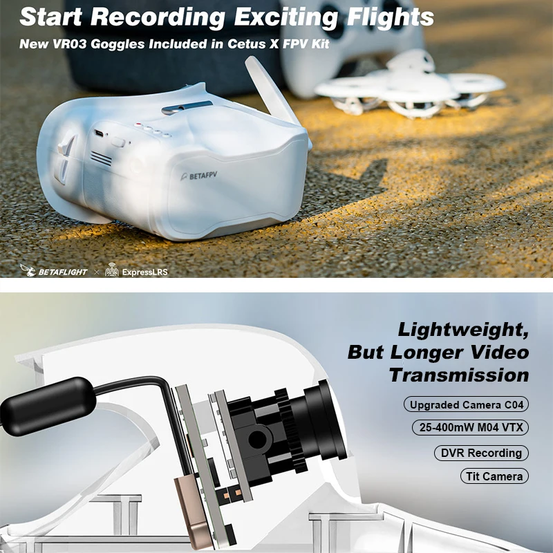 طقم Cetus X FPV مع جهاز إرسال  - مراجعة Drone Kit Octocopter وسعره